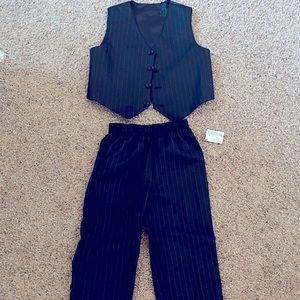 Boys pinstripe dress suit